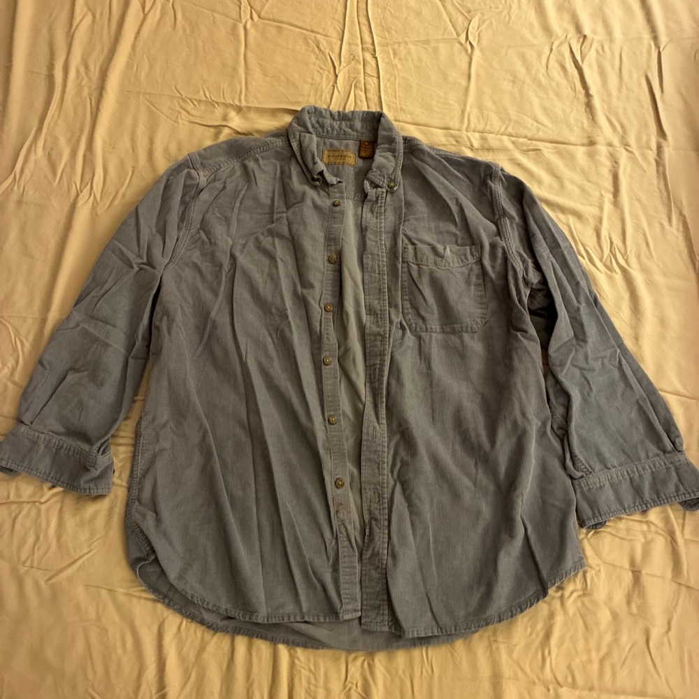 ClearWater Blue Gray Button-Up Shirt - Picture 4 of 5